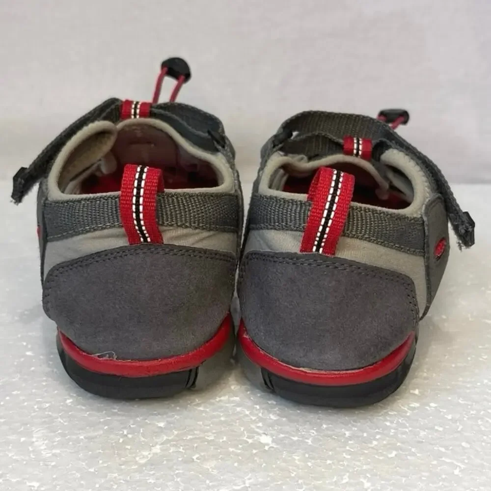 KEEN Kids' Seacamp II CNX-C 1014126 Sandals Shoes Magnet Racing Red SIZE 6